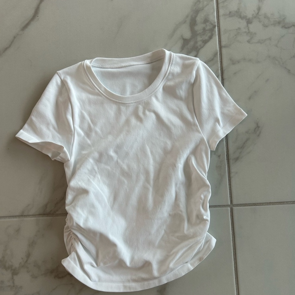 Classic Women's White Short Sleeve Crew Tee